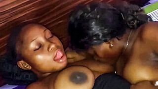 Big Natural Boobs Real African Amateur Ebony Lesbians Start Out Cuddling But Then Passion Takes Over And Boobs Are Tongued And Pussies Caressed