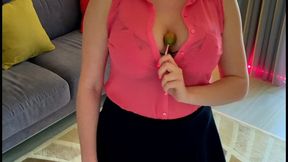 Weird & hot: Chupa Chups sucking obsession went out of control