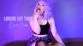 Losers Eat Their Own Cum