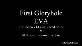 EVA - 44 doses of sperm including drinking sperm from a glass