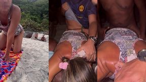 belinha e sua busca por pirocas fez dogging na praia do abrico