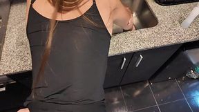 Stepmom Bends Over Sink, Stepson Can't Help but Bang Her Silly
