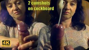 782 - Cumshooting on cockboard 1080p 60fps