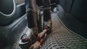 Candid Plushie Trample Green Platform Heels Mazda WMV