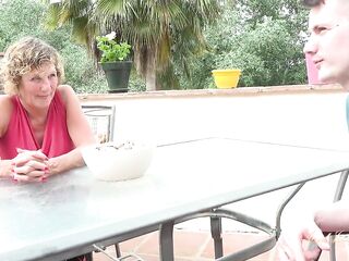 AuntJudysXXX - Aged Trainer Mrs. Molly Has a Particular Lesson for her Student