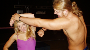YOU ARE SPLITTING MY CROTCH! Summer Rains vs Jon Moxley