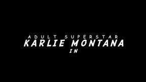 Karlie Montana: Black Pantyhose and Black Thigh Highs - 2 Complete Videos (Plus Bonus Photo Set Videos) -2 Separate Camera Angles for All