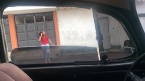 Dalilah is driving with her father and gets nervous