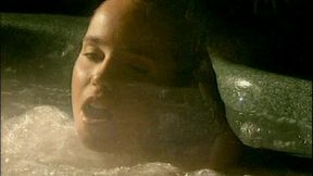 enchanting laura lion emerges from the waters like a muse