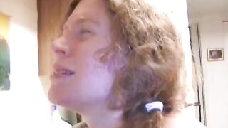 hoe wifey gets buttfucked inside kitchen