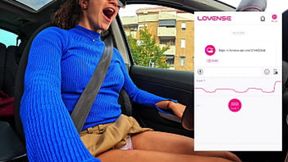Friend films me driving; fan remote controls my vibrator
