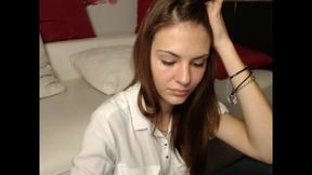 Watch Girl Sit and Type