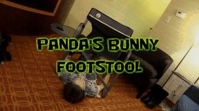 Panda's Bunny Footstool!