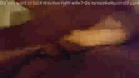 Interracial threesome with one screaming slut and two BBCs