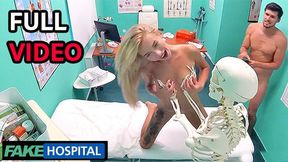 Sexy Blonde Russian Gobbles Doctor's Load - Faked Medical Thriller