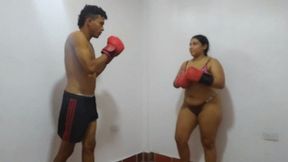 My red GLOVES are put into mutual action by my lover and I