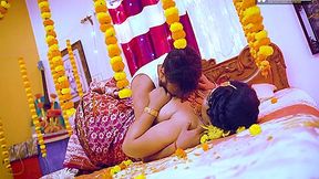 First Night - Big Boobs Desi Newly Married Virgin Wife With Her Husband And Creampie Full Movie