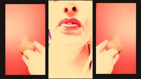 your step mom punishes you for looking at porn spitting and cock slapping no talking