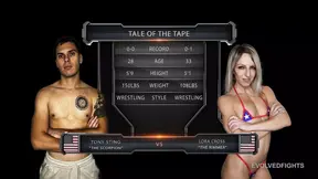 Lora Cross vs Tony Sting - Powerful Lora Brings the Pain