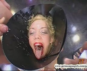 Annette Schwarz: Deepthroating Gangbang Fetish Queen