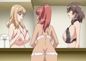 Three big breasted beauties with nice butts are waiting me to join them in bed