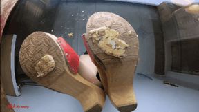 Mila - Crushed by Dr Scholl mules