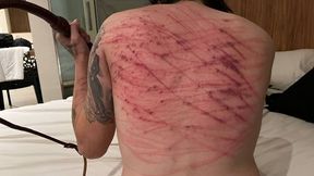 Petite latina enjoys being whipped hard!