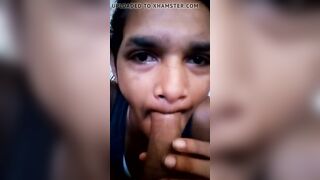 Crack blowjob blowing penis