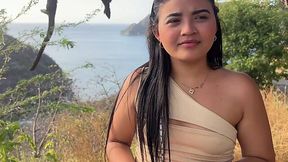 Horny Tourist Cheats on Husband, Fucks Stranger for Cash