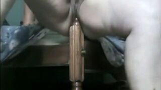 my old cunt doesn't shy away from big objects