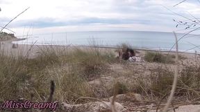 Dirty French Teacher Does Anal&#x1F44C; BJ for Strangers at Nude Beach, Ends with Cum Banged&#x516C;&#x5F00; Session - MissCreamy