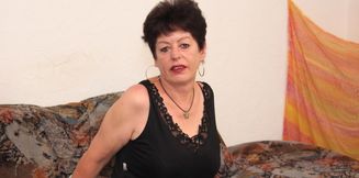 Naughty mature wife playing with herself
