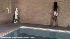 Ravens Stunning Beauty Captured As She Poses In The Pool!!! - MP4