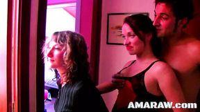 Bedroom anal&#x1F44C; binge with sassy Charlotte de Castille and Olga: raw, unbridled passion