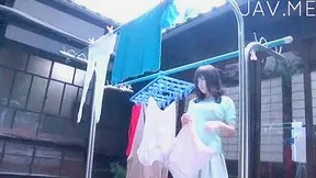 Busty Japanese chick revives old stud's wild needs with blowjob