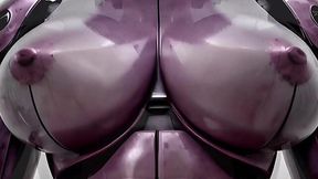 Ai generated sex robot teases you with its giant steel boobs