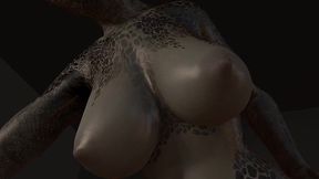 the lusty argonian maid on top - skyrim 3d porn parody
