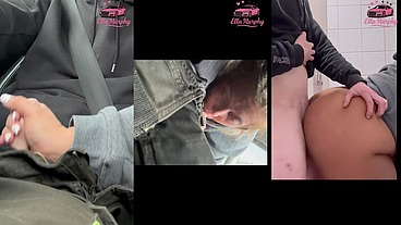 I let a random guy take me to a service station toilet and creampie me