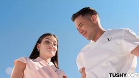 TUSHY Vanessa and Stefanyanus in Explicit Anal&#x1F44C; Triad