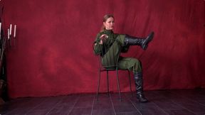 Officer Taking Off Boots (FULL HD) – Miss Walentina