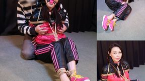 MD15 Japanese MILF Madoka Bound & Gagged Workout Part1 (HD)