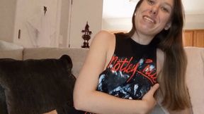 Boob Play and Spreading my Hairy Pussy