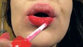 Wearing my lipsticks 4K