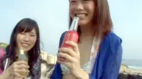 Stranger Van Romp with Two Hot Asians