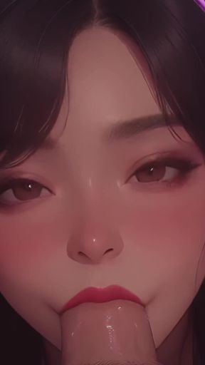 Must-see moment from &quot;Please Cum In My Mouth - Petite Asian Blowjob POV - AI&quot;