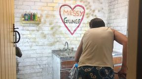 i m gonna get so messy for you! - sweet girl playing in gunge and clay.