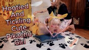 Hogtied And Tickling Cute Pikachu Girl