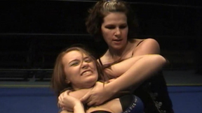 A VERY PAINFUL WRESTLING LESSON! Allison Danger vs Mary McKnight