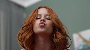 Extreme DAP & Rough Blowjob, Pissed on Red High Heels
