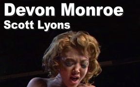 Devon Monroe & Scott Lyons suck fuck facial